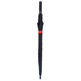 60inch Big Size Car Tire Handle Strong Red Fiberglass Shaft Auto Open Golf Umbrella with Custom Logo