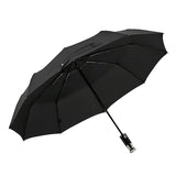 Luxury 210T Pongee Waterproof Double Layer Star Shape Vented Canopy Folding Umbrella