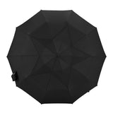 Luxury 210T Pongee Waterproof Double Layer Star Shape Vented Canopy Folding Umbrella