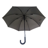 23inch Promotional Customised Curved Holder Auto Open Stick Straight Long Umbrella