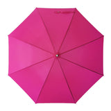 50 Inch Aluminium Solid Color Auto Straight Umbrella with Stylish Soft Touch Handle