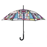 Hot Selling Custom Digital Printing Rainproof Walking City Straight Umbrella