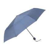 Promotional Cheap Easily Carry Portable Brown Lattice Pattern 3 Fold Rain Umbrella