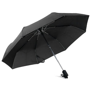 21 Inches 8 Ribs Red Anti Wind Protection Compact Size Custom 3 Folding Auto Open and Closed Travel Umbrella with Logo