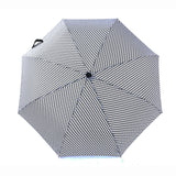 Luxury Fashion Houndstooth Pattern Full Automatic Rainproof Three Folding Umbrella