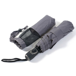 42 Inch 8ribs Waterproof Grey Aluminium Frame Automatic Double Vent Layer Folding Umbrella