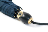 Personalised Luxury Handle Automatic Push Button Open 190T Folding Umbrella for Travel