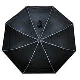 Custom Aluminium Fiberglass Windproof Auto Open Close Three Folding Sun and Rain Umbrella