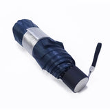 Titanium Silver Fabric Anti UV Mini Small Size Manual Sun Five Folding Umbrella