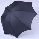 23inch Wood Handle Fiberglass Metal Frame Manual Open Close Long Stick Straight Umbrella