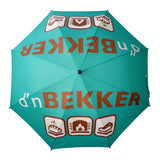 Auto Open Fiberglass Frame Custom Design Print Golf Umbrella