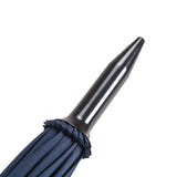 All Fiberglass Rubber Handle Reflective Corner Tips Auto Open Straight Rod Golf Umbrella for Night Rain