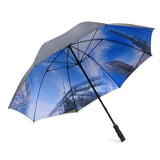 Custom Double Canopy Two Layer Manual Golf Umbrella with Full Digital Printing Inside