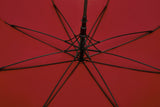 EVA Straight Handle Red Double Layer Storm Windproof Golf Umbrella with Self Pouch