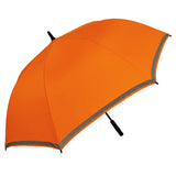60 Inch Arc Big Size Blue Windproof Fiberglass Golf Umbrella with Reflect Band