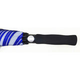 60 Inch Arc Big Size Blue Windproof Fiberglass Golf Umbrella with Reflect Band