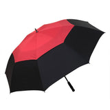 Wholesale 68 Inch Fashion Premium Extra Large Double Canopy Vent Auto Straight Golf Umbrella