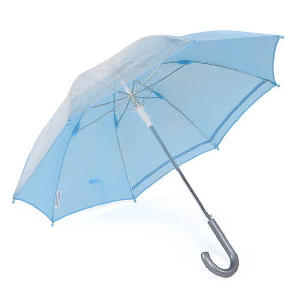 Wholesale Fiberglass Frame Wood Handle PVC Clear Straight Rain Children Umbrella