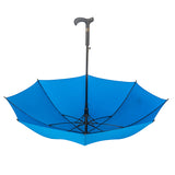 Strong Durable Windproof Walking Stick Straight Cane Handle Golf Umbrella with Slip Proof Cap