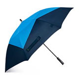 Patent Logo Large Size 30inch Match Color Windproof Double Canopy Vented Straight Golf Umbrella