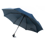 Personalised Luxury Handle Automatic Push Button Open 190T Folding Umbrella for Travel