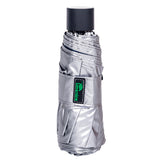 5 Fold Titanium Silver Outside Portable UV Umbrella