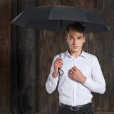 Wholesale 9 Ribs Windproof Waterproof Auto Open Close 3 Folding Umbrella