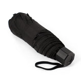 23inches 8K Black Dia 105cm Windproof Compact Small Mini Size Travel Five Folding Umbrella
