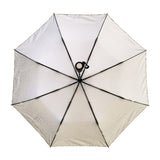 Leopard Dot Print UV Silver Auto Opening 3 Fold Compact Umbrella for Sale