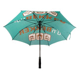 Auto Open Fiberglass Frame Custom Design Print Golf Umbrella