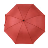 Best Quality Red Pongee Strong Fiberglass PU Coated Handle Straight Umbrella