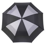Extra Canopy Black White Two Layers Net Ventilation Stromproof Wind Resistant Auto Golf Umbrella