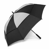 Extra Canopy Black White Two Layers Net Ventilation Stromproof Wind Resistant Auto Golf Umbrella