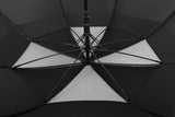 Extra Canopy Black White Two Layers Net Ventilation Stromproof Wind Resistant Auto Golf Umbrella