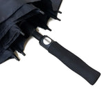 Extra Canopy Black White Two Layers Net Ventilation Stromproof Wind Resistant Auto Golf Umbrella