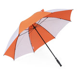 Green Windproof Stromproof Frame Double Canopy Air Vent Hurricane Umbrella with Rubber Handle