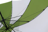Green Windproof Stromproof Frame Double Canopy Air Vent Hurricane Umbrella with Rubber Handle