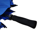 Premium Royal Blue Color Fibreglass Windproof Unbreakable Manual Opening Rain Golf Umbrella
